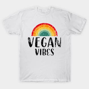 Retro Vegan Vibes T-Shirt